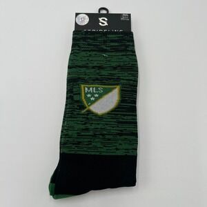 Strideline Portland Timbers MLS Economy Knit Crew Socks Green Black Mens M/L NEW